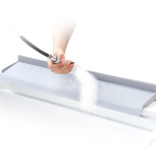 Sink Water Barrier 60cm Silicone Non-Slip Splash Guard Blue Gray For Bathroom RV Counter Protection