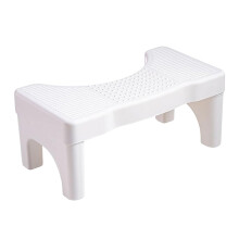 Stool for Toilet Non-Slip Bathroom Step Stool, Space-Saving Potty-Training Footstool For Squatting, Kids Adults Elderly