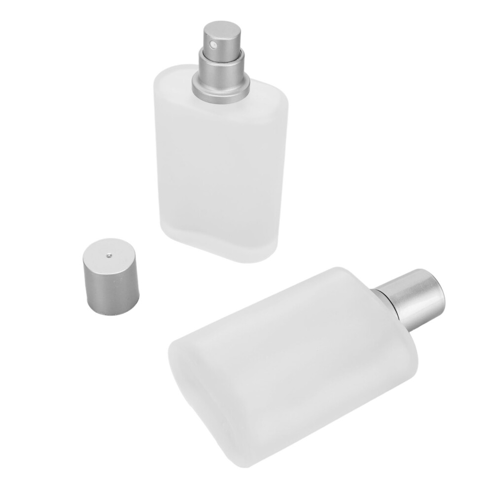 Leak-Proof Portable 30ml Matte Glass Refillable Perfume Bottles 2pcs