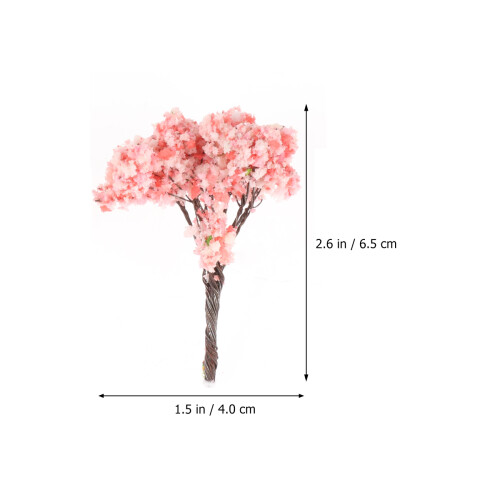10Stk Simulation Landschaft Sukkulenten Garten Deko Pink 1
