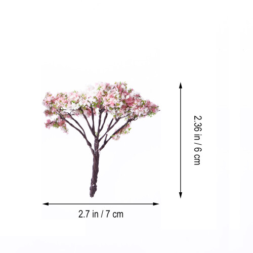 10Stk Simulation Landschaft Sukkulenten Garten Deko Pink 2