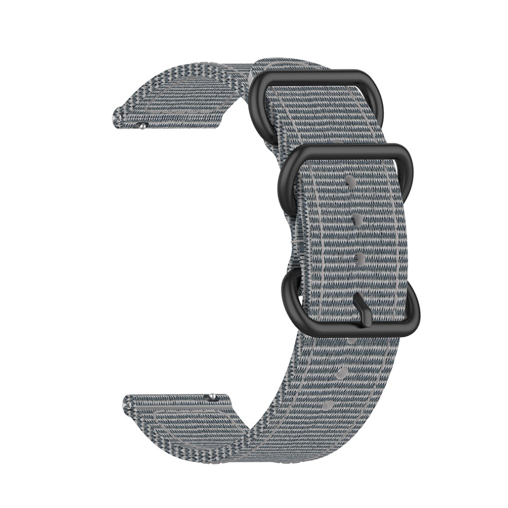 Na Zegarek Jednolity Nylonowy Kompatybilny Z Szary-image