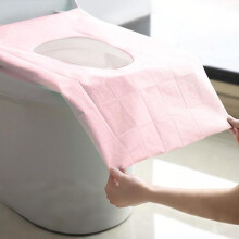 (Pink, 50pcs) Disposable Toilet Seat Cover, 20/30/50pcs Disposable Toilet Seat Covers, Pastel Toilet Seat Protector for Home Bathroom Hotel