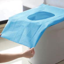 (Light Wash, 20pcs) Disposable Toilet Seat Cover, 20/30/50pcs Disposable Toilet Seat Covers, Pastel Toilet Seat Protector for Home Bathroom Hotel