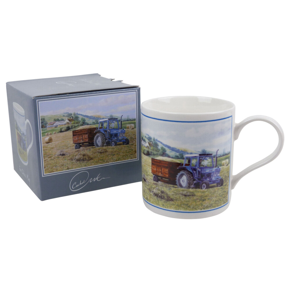Classic Blue Ford Tractor Mug/Cup by Brian Tovey Gift Boxed-image-OPC-PMDVHGD-NEW