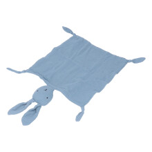 Weiche Baumwoll-Babysicherheitsdecke 28x28cm Hasen-Design, Hautfreundlich