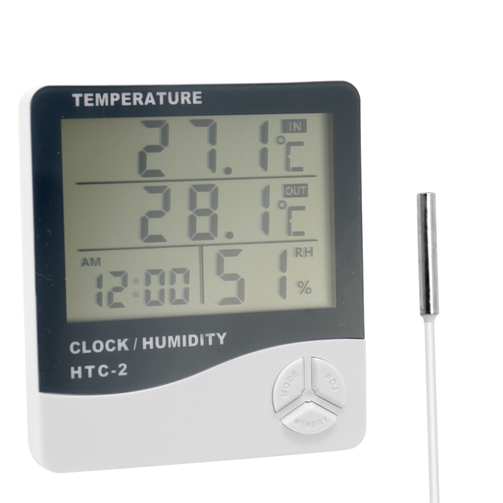 Temperature & Humidity Gauge With Alarm Memory & Multi-Function Display 4641354205923