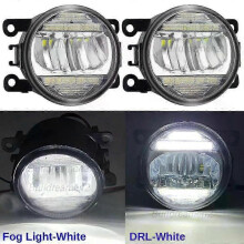 (Fog Light and DRL) 1 Pair LED Fog Light & Daytime Running Lamp Assembly Compatible with Ford Transit Connect Tourneo - 30W 8000LM H11 12V Replacement