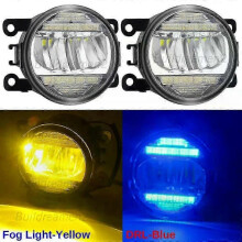 (Warm White) 1 Pair LED Fog Light & Daytime Running Lamp Assembly Compatible with Ford Transit Connect Tourneo - 30W 8000LM H11 12V Replacement