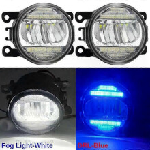 (green) 1 Pair LED Fog Light & Daytime Running Lamp Assembly Compatible with Ford Transit Connect Tourneo - 30W 8000LM H11 12V Replacement