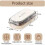 (Black)Pill Cutter for Multifunctional Medicine Cutter Box - Precision Cutting, Compact & Portable, 1 Split into 2 or 4 2