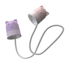 (cat) Kids Reading Light, Cute Book Lights For Reading In Bed, Led Neck Reading Light Bendable Headboard Light 25-26s