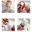 (deer)Kids Reading Light, Cute Book Lights For Reading In Bed, Led Neck Reading Light Bendable Headboard Light 25-26s 3