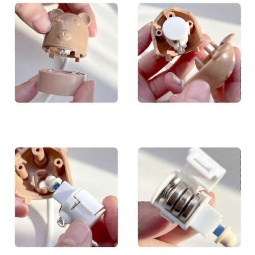 (deer)Kids Reading Light, Cute Book Lights For Reading In Bed, Led Neck Reading Light Bendable Headboard Light 25-26s 2