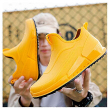 (43, Yellow) Outdoor Rainproof Comfortable Durable Boots & Shoes for Garden & Courtyard Activities