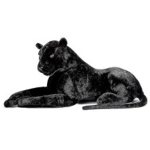Deluxe Paws Large Black Panther Realistic Stuffed Plush Soft Toy 70cm 25-26s
