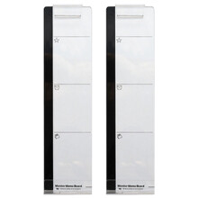 2 Monitor Seitlich Clip Pad Halter Büro