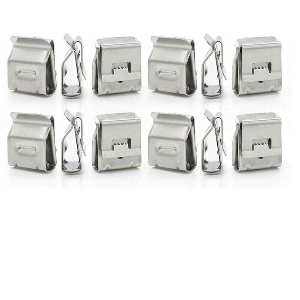 Solar Pv Cable Tie Clips Stainless Steel Edge Clamps Pack Of 20 For Secure Cable Routing In Pv Systems 9393856580781