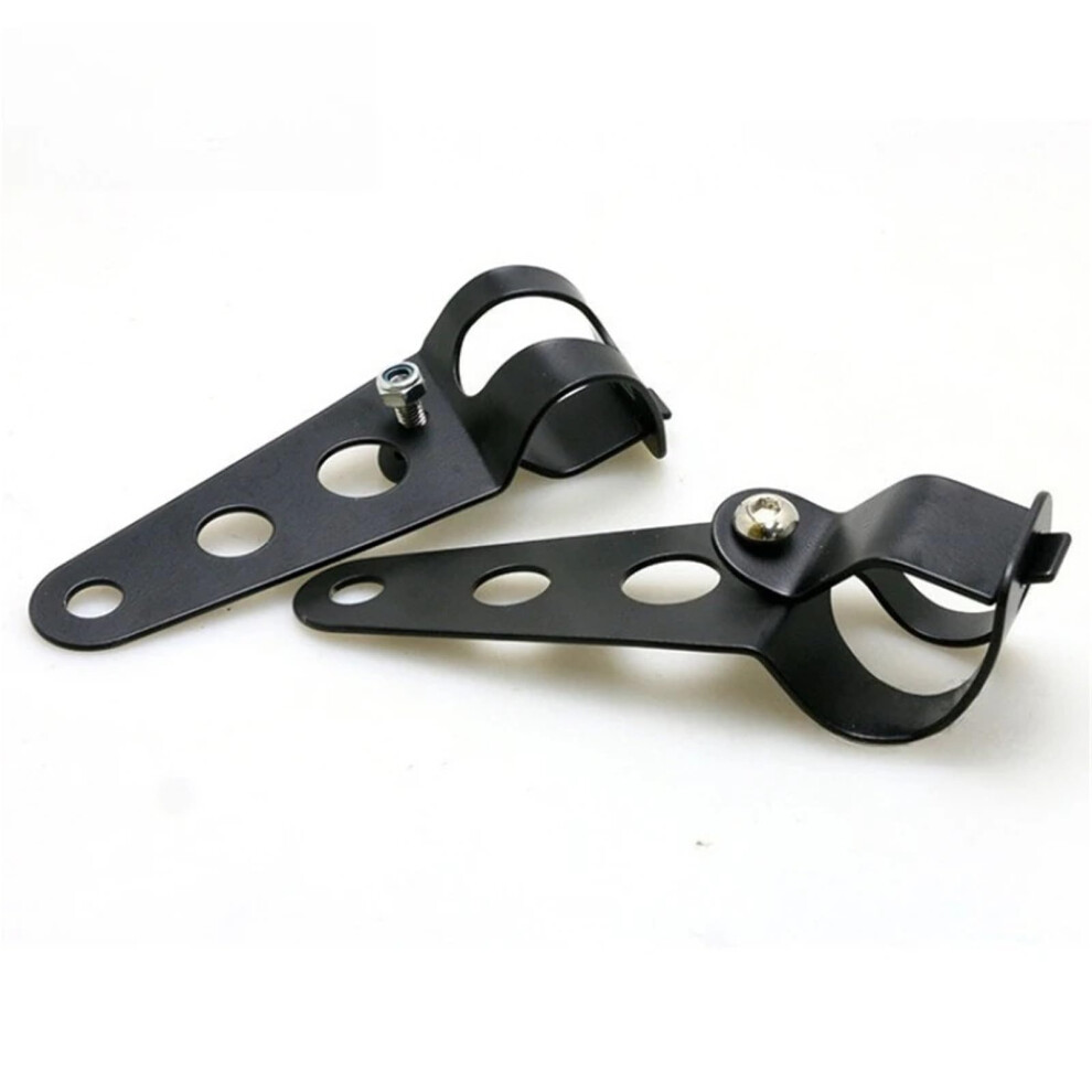 Headlight Bracket For Motorcycle Turn Signals, Turn Signal Modification Bracket, Front Fork Shock Absorber, Black 9393856580828