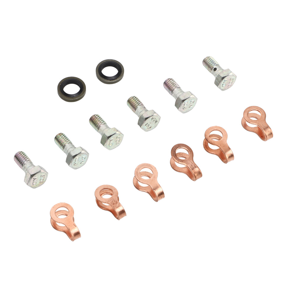 Fuel Return Line Banjo Bolt Kit For Dodge Ram 12V Cummins 4Bt 6Bt 6Ct Engines 8761354211123
