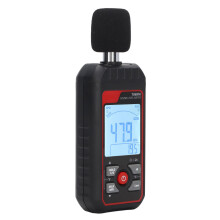 Accurate Noise Meter with Red Light Alert and Backlit LCD Display