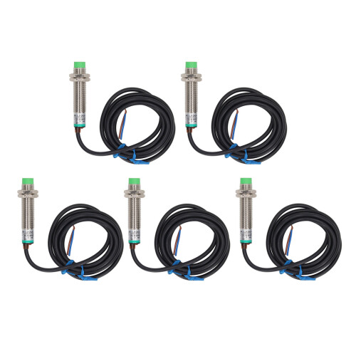 5PCS 2-Wire NO Proximity Switch 4mm Detection IP65 10-36VDC 1