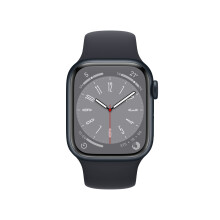 Apple Watch Series 8 (GPS + Cellular, 41mm) Smart watch - Midnight Aluminium Case with Midnight Sport Band - Regular. Fitness Tracker, Blood Oxygen & - Refurbished