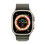 Apple Apple Watch Ultra (GPS + Cellular), 49mm Titanium Case with Green Alpine Loop - Small 1