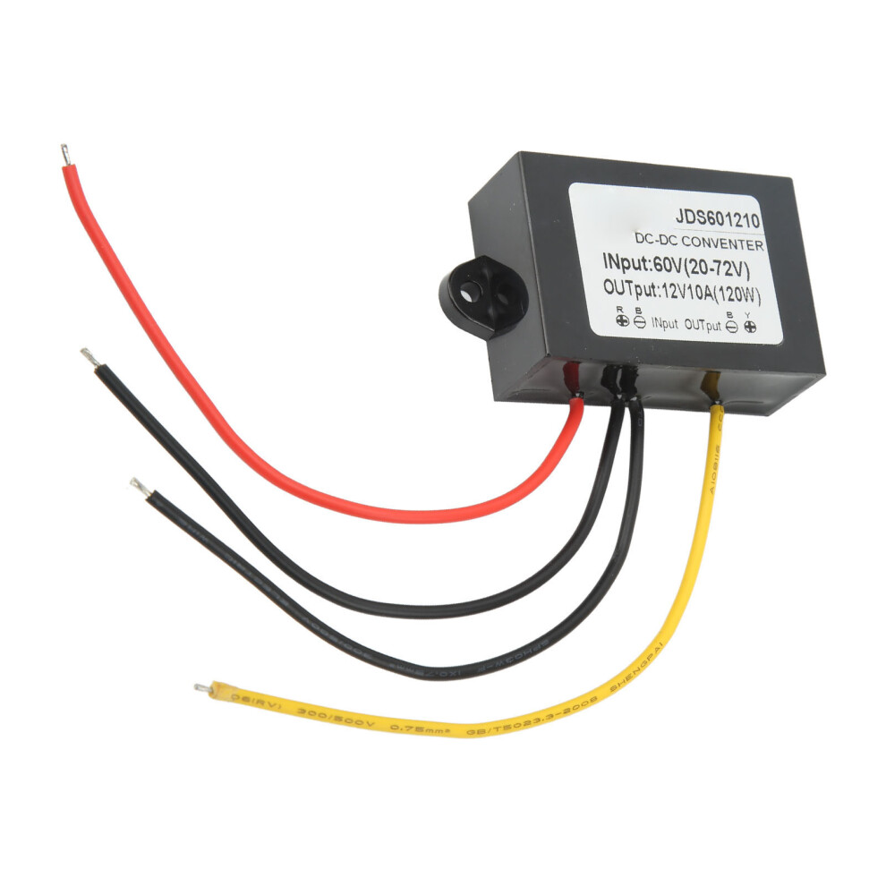 Dc Buck Converter Module 20-72V To 12V 10A 120W Waterproof Ip67 7891354212446