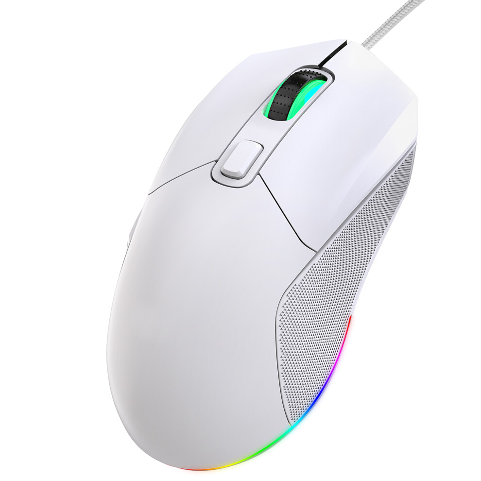 X300 Rgb Gaming Mouse 7200 Dpi Wired Ergonomic 6 Button Programmable White 7641354213024