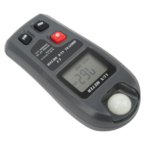 Compact Digital Lux Illuminometer 0.1-200000lx Easy Carrying LCD