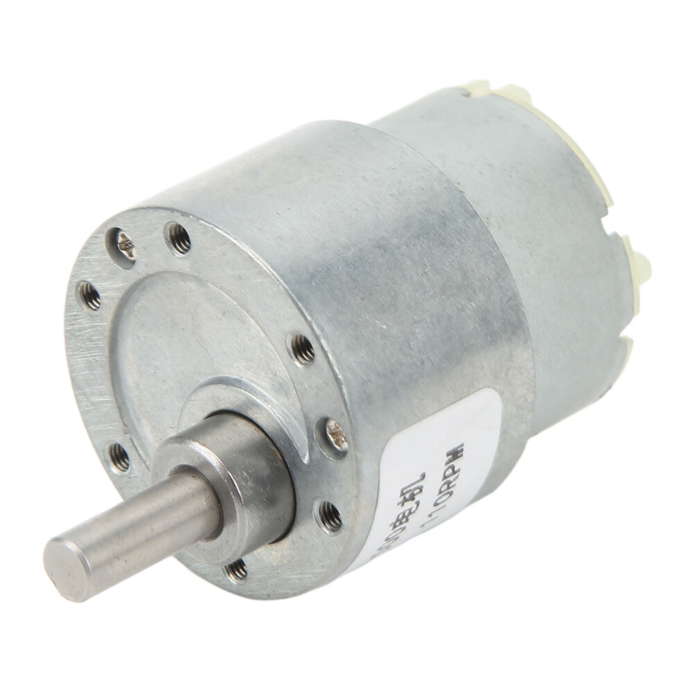 12V Dc Speed Reduction Gear Motor 110Rpm Self Locking Worm Gear For Machinery 5041354213949