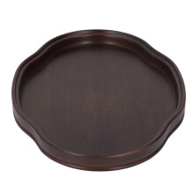 Walnuss-Bambus-Teetablett 28,6x20,5x2,5 cm Serviertablett für Kaffee