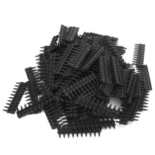 1000 Stück Gasnägel, rund, mit Schärfe, schwarze