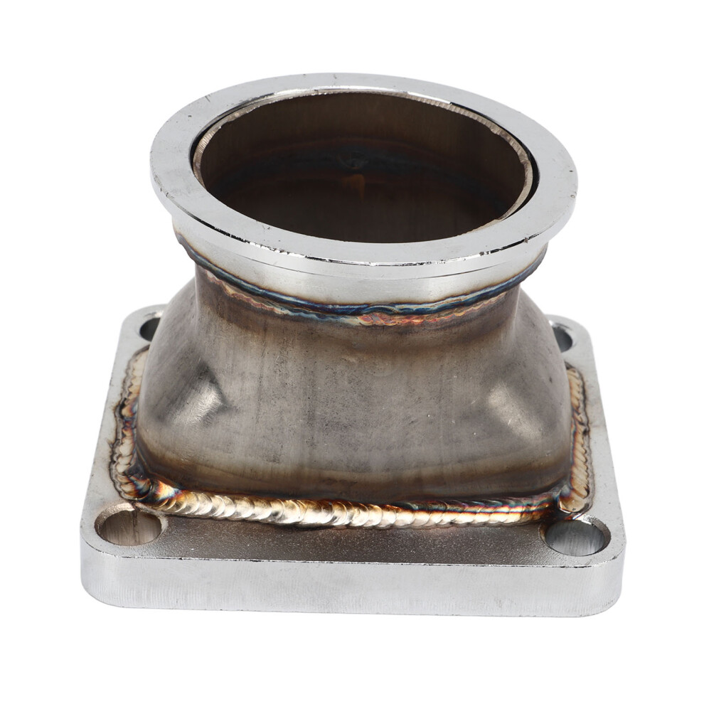 2.5In Stainless Steel Turbo V Band Flange Adapter Long Lasting & Rustproof 9331354214715