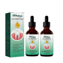 (2pcs) suitable for gum regrowth drops, 1-3pcs natural gum restore liquid mouthwash, gum therapy drops for receding gum repair
