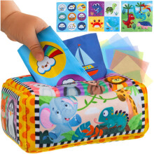Taschentuchbox-Sortiergerät für Kinder, Montessori-Sinnesspielzeug