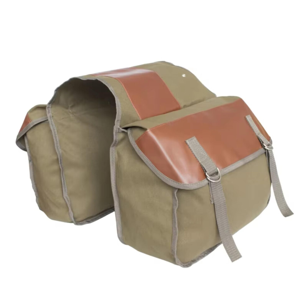 Motorcycle Tail Bag Backseat Compatible With Sportster And Suzuki Motorcycles Saddle Bags Panniers Duffel Brown 9354506501228