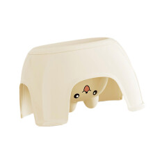 Cartoon Design Kids Chair Small Size Stool For Shower And Living Areas White