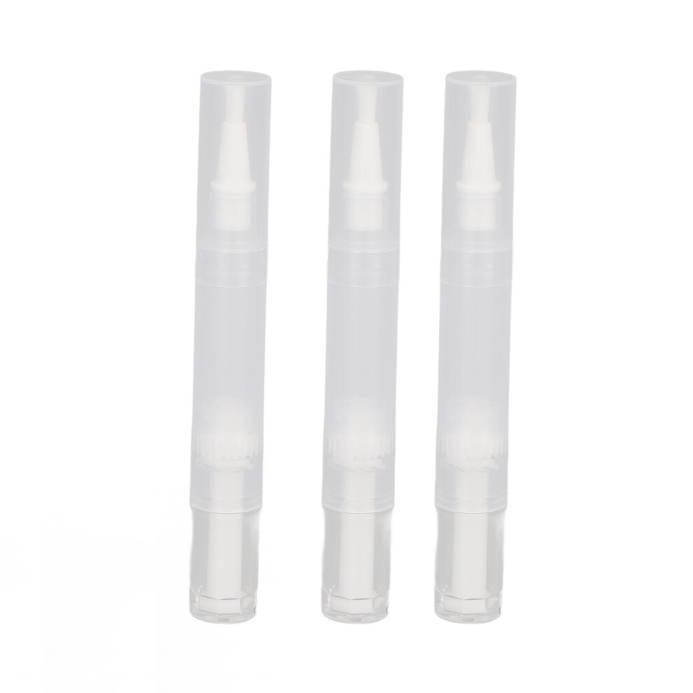 Portable 4.5ml Twist Pens 3 Pack Refillable Brush Tip Applicators Set