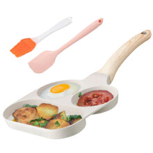 Frying Pan Cookware Non-Stick Eggs Frying Pan Omelette Pan Induction Compatible Gas Stove Camping Breakfast
