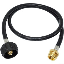 Sturdy Brass Propane Adapter Hose For QCC Conversion, 4 Ft Length, Efficient Gas Supply