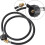 Sturdy Brass Propane Adapter Hose For QCC Conversion, 4 Ft Length, Efficient Gas Supply 2