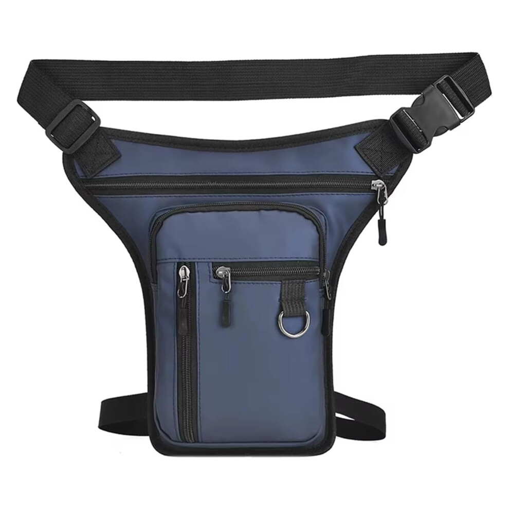 Motorbike Saddle Bag Luggage For Motorcycle Riding, Leg Bag, Waist Pack, Men Fanny Pack Blue 9393856581412