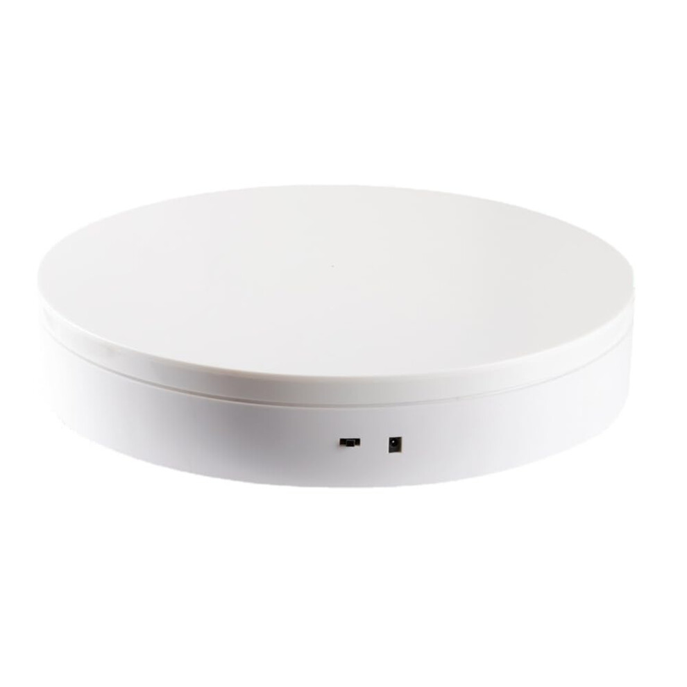 Electric Rotating Table 360 Degree Rotation Usb Charging Adjustable Direction For Video Photography White 9393856581528