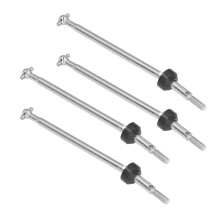 4er CVD-Welle 1/10 104001 108x12mm Schwarz-Silber