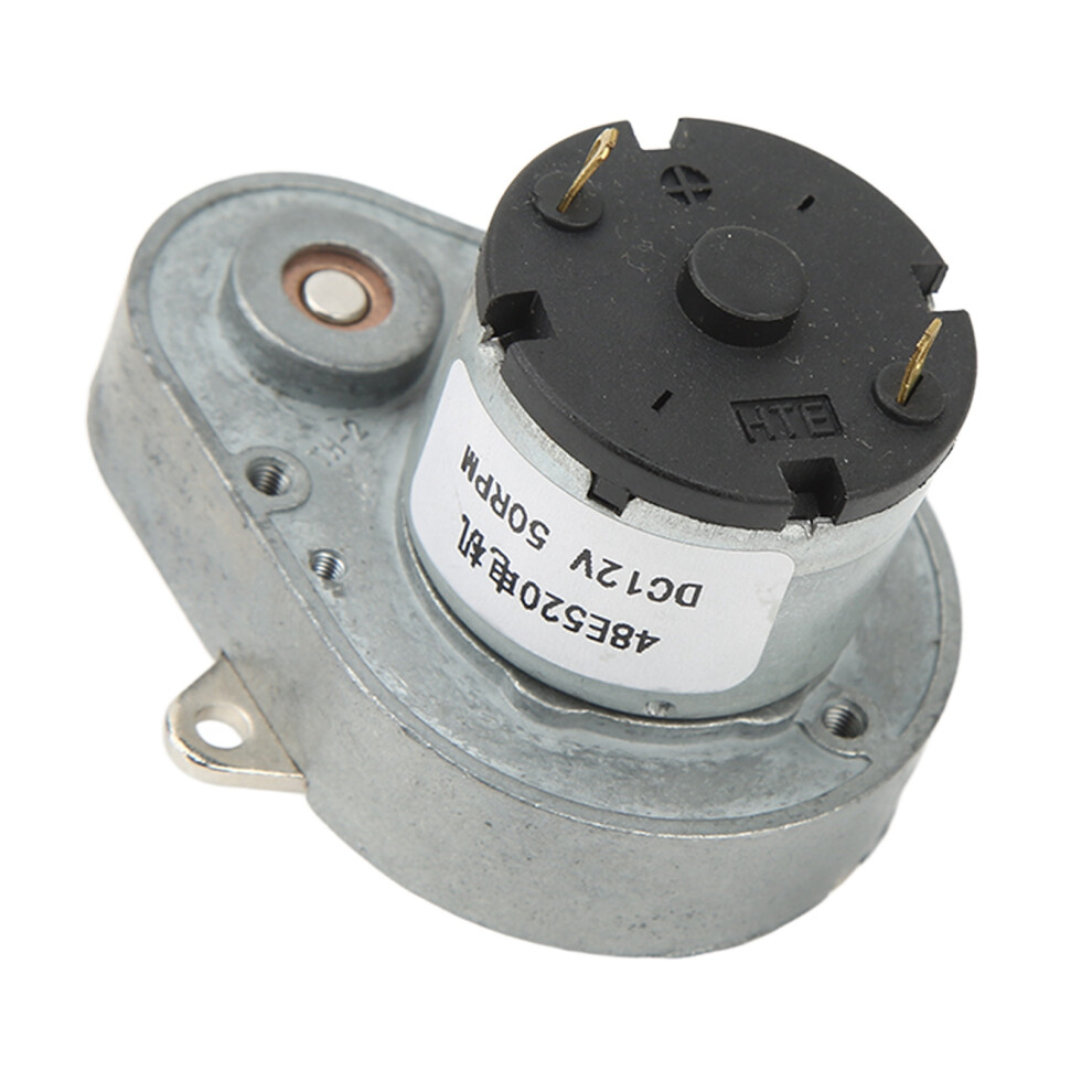 Dc Gear Motor 12V 50Rpm Aluminum Shell Brass Coil Worm Reduction Motor 8081354226300