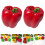 2 künstliche paprika, falsches gemüse, simulation paprika 2