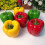 2 künstliche paprika, falsches gemüse, simulation paprika 7