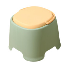 Small Stool Chair Stackable Anti Skid Thickened Step Stool Foot Rest Green For Household Bedroom Living Room